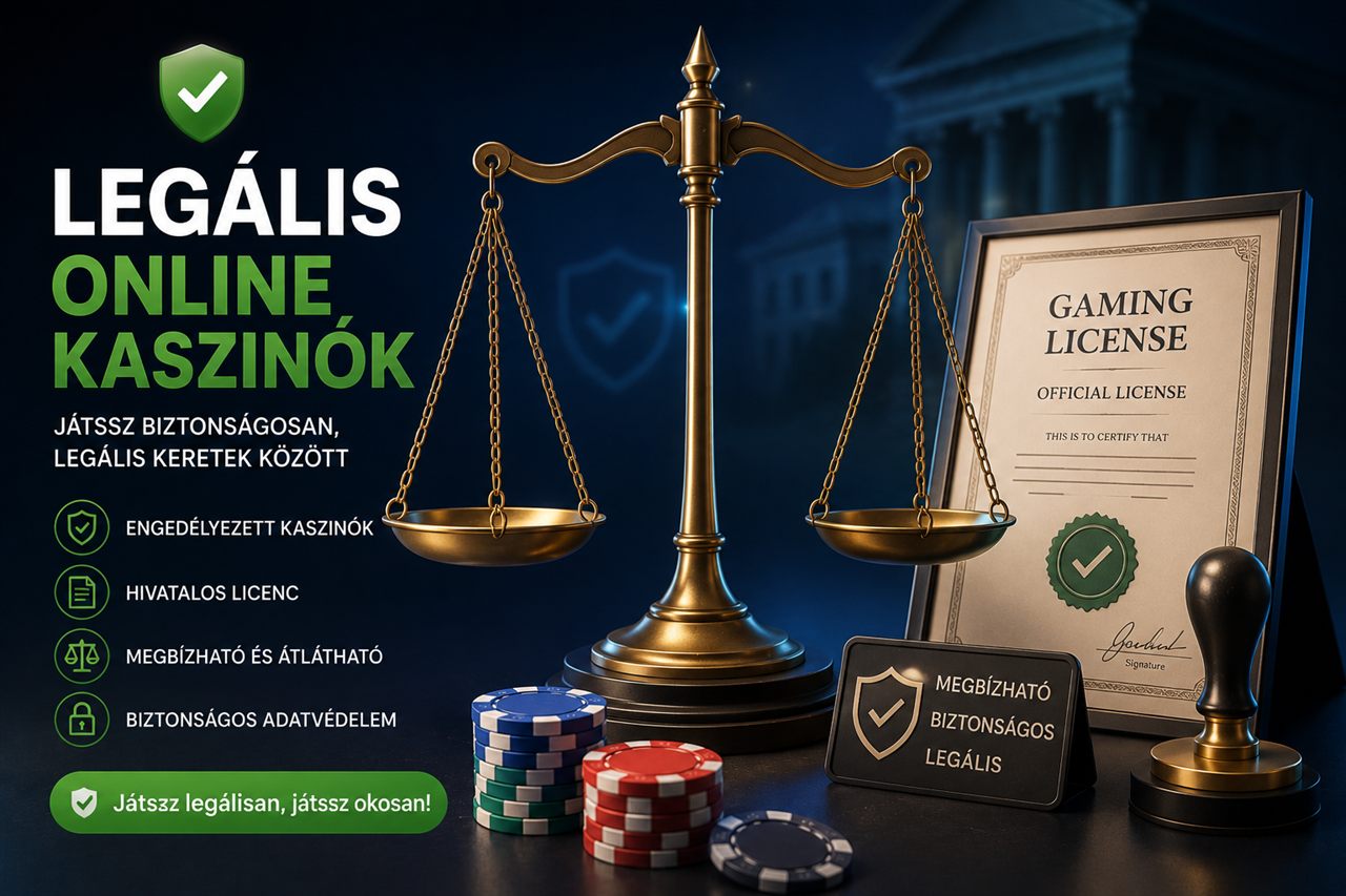 Legális online kaszinók Magyarországon – licenc és szabályozás